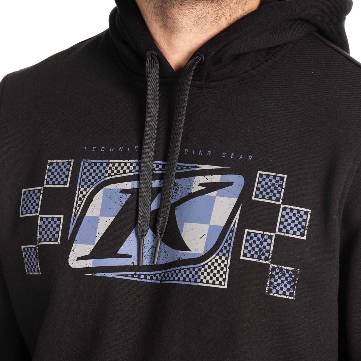 KLIM CHECKERED BANNER PULLOVER HOODIE