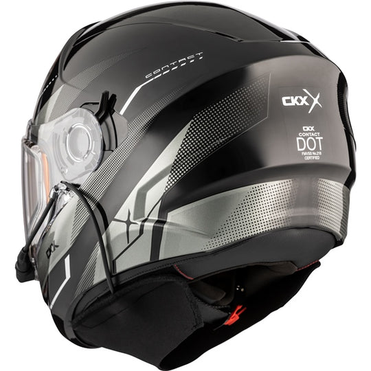CKX CONTACT ARTIK HELMET W/ E-SHIELD | GLOSSY GREY