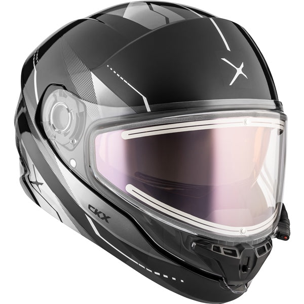 CKX CONTACT ARTIK HELMET W/ E-SHIELD | GLOSSY GREY