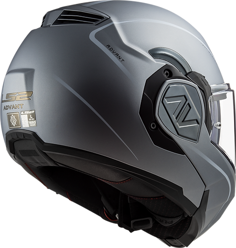LS2 ADVANT MODULAR HELMET | MATTE SILVER
