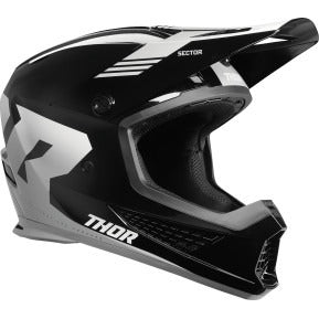 THOR- SECTOR 2 HELMET | CARVE- BLACK/WHITE