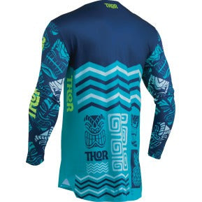 PRIME ALOHA JERSEY | NAVY/AQUA