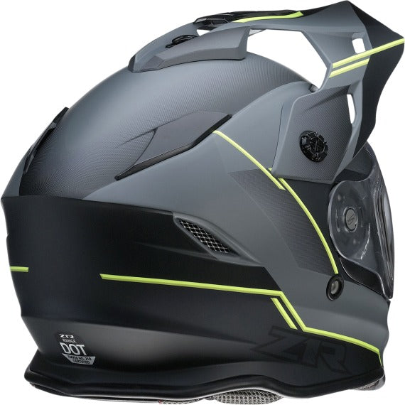 Z1R RANGE BLADESTORM HELMET | GREY/BLACK/HIVIZ