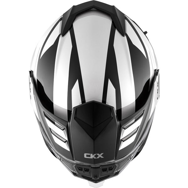 CKX MISSION FREE- FACE HELMET W/ E-SHIELD | WHITE
