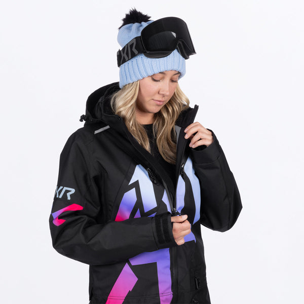WOMEN'S COLD CROSS CX F.A.S.T INSULATED MONOSUIT | BLACK/TWILIGHT
