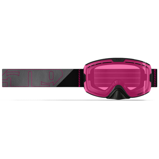 KINGPIN GOGGLE | RASPBERRY POP - RASPBERRY MIRROR LIGHT SMOKE TINT