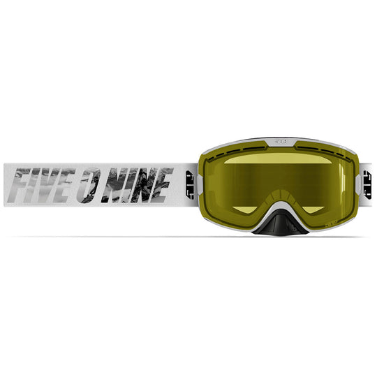 KINGPIN GOGGLE | WHITEOUT WITH POLARIZED YELLOW TINT