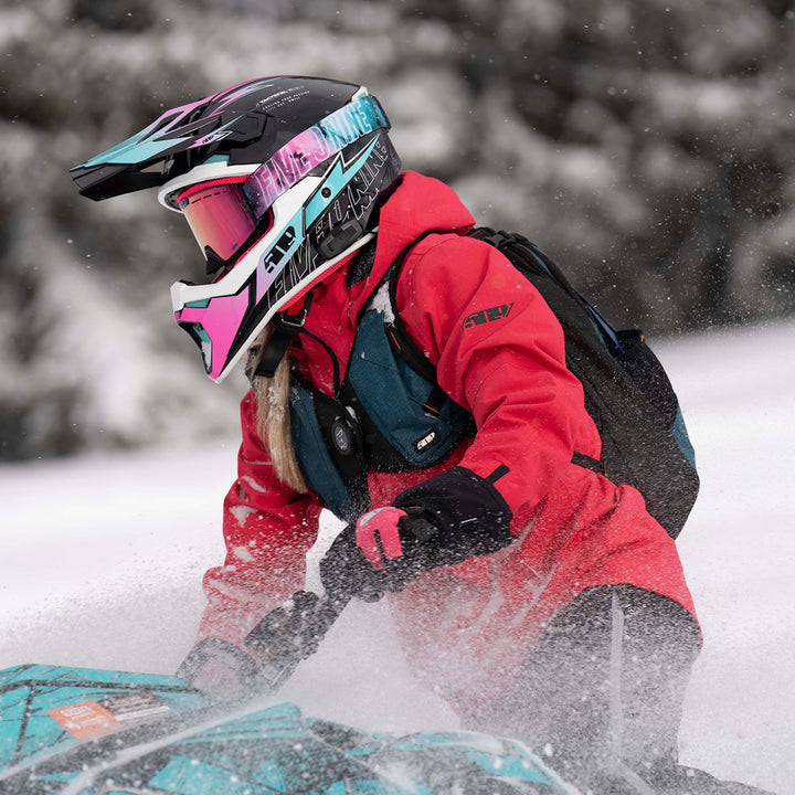 WOMEN'S AURORA 5 IN 1 JACKET | RASPBERRY