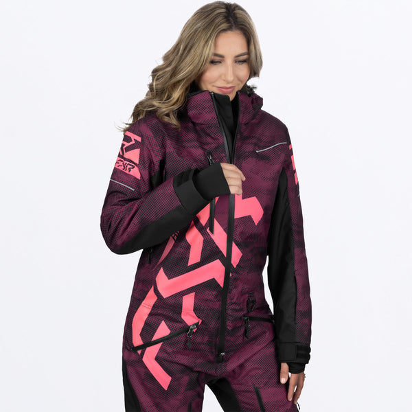 WOMEN'S CX F.A.S.T INSULATED MONOSUIT | MERLOT HAZE/MELON