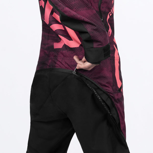 WOMEN'S CX F.A.S.T INSULATED MONOSUIT | MERLOT HAZE/MELON