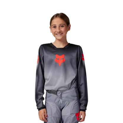 FOX RACING- YOUTH 180 INTERFERE JERSEY | GREY/RED