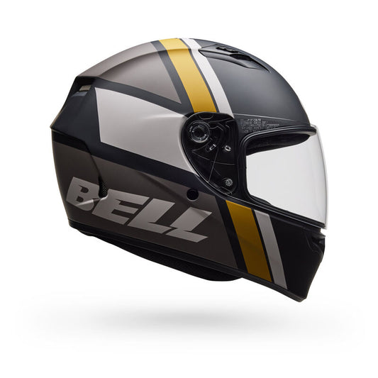 BELL QUALIFIER HELMET | CHASM GLOSS BLACK/AMBER GOLD