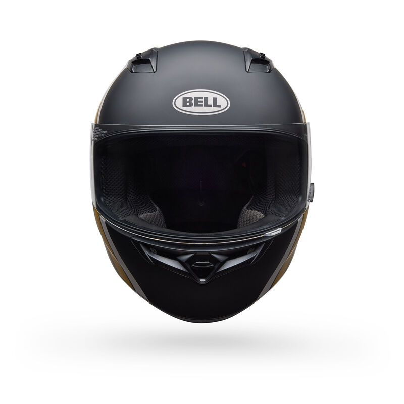 BELL QUALIFIER HELMET | CHASM GLOSS BLACK/AMBER GOLD