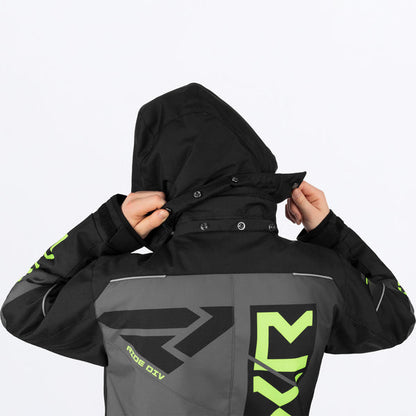 YOUTH HELIUM MONOSUIT | BLACK/CHAR/LIME