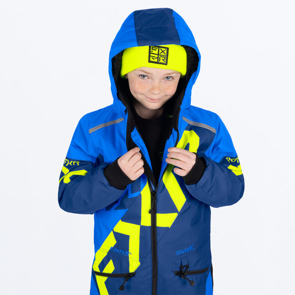CHILD COLD CROSS CX MONOSUIT | BLUE/DARK BLUE/HIVIZ