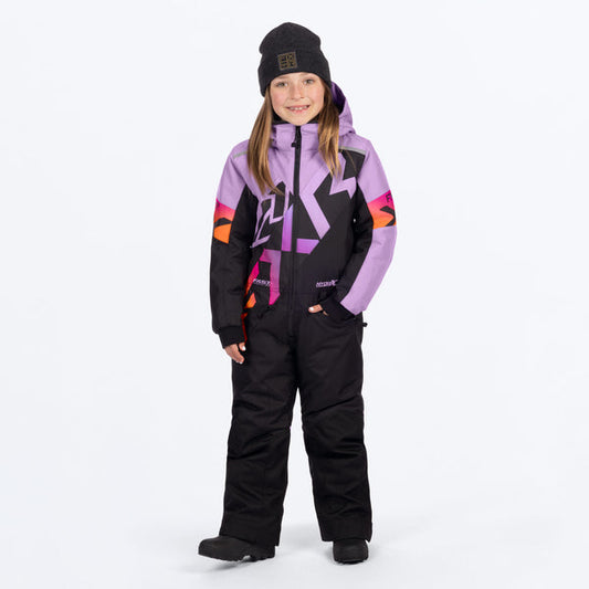 CHILD COLD CROSS CX MONOSUIT | BLACK/LILAC