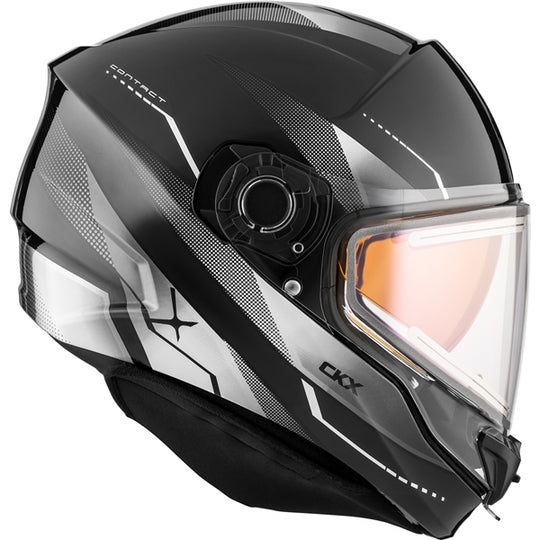 CKX CONTACT ARTIK HELMET W/ E-SHIELD | GLOSSY GREY