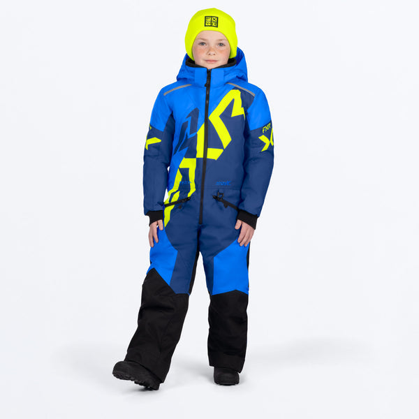 CHILD COLD CROSS CX MONOSUIT | BLUE/DARK BLUE/HIVIZ