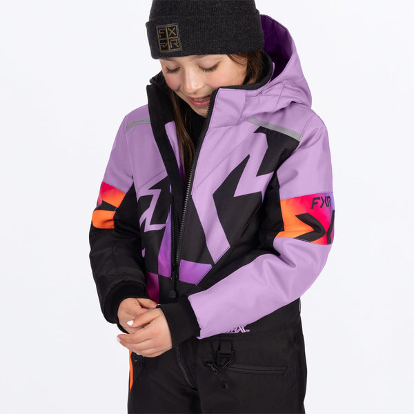 CHILD COLD CROSS CX MONOSUIT | BLACK/LILAC
