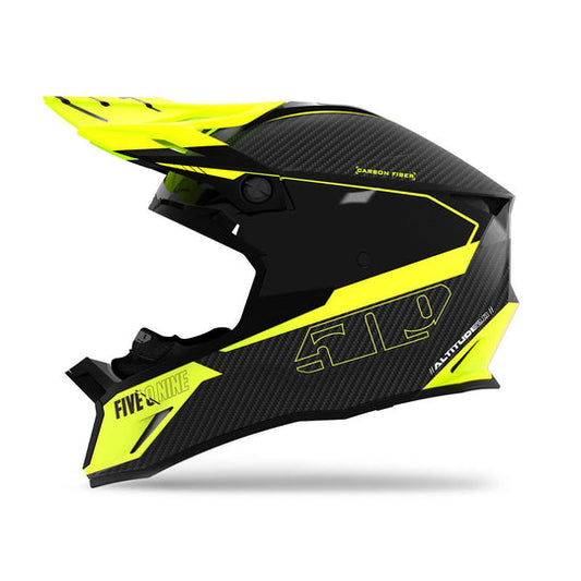 ALTITUDE 2.0 CARBON FIBER HELMET | ACID GREEN