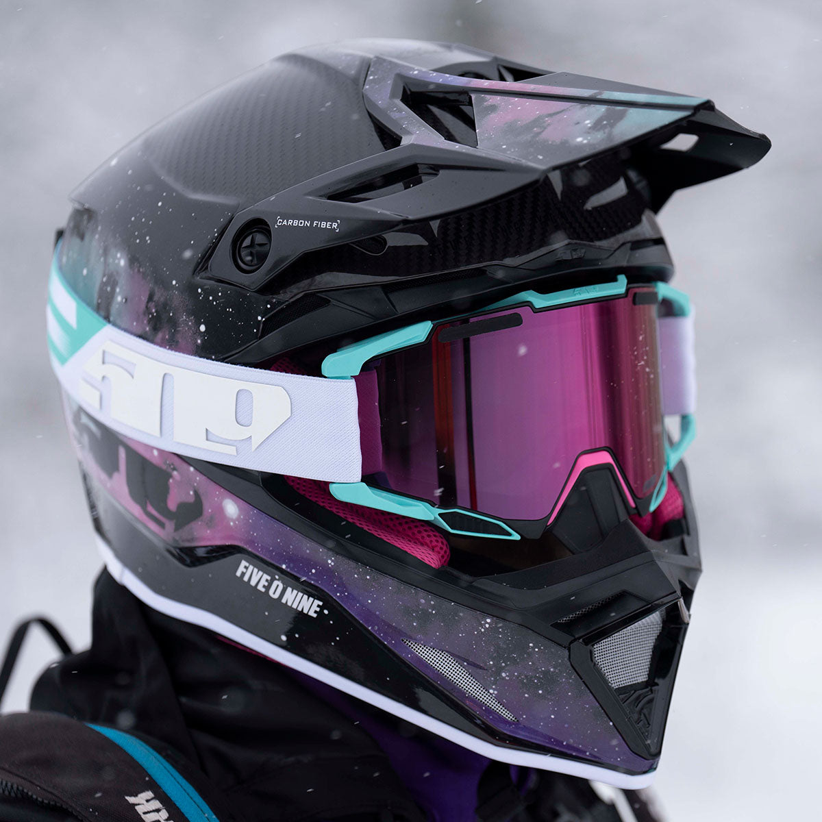 ALTITUDE 2.0 CARBON FIBER HELMET | GALAXY - GLOSS FINISH