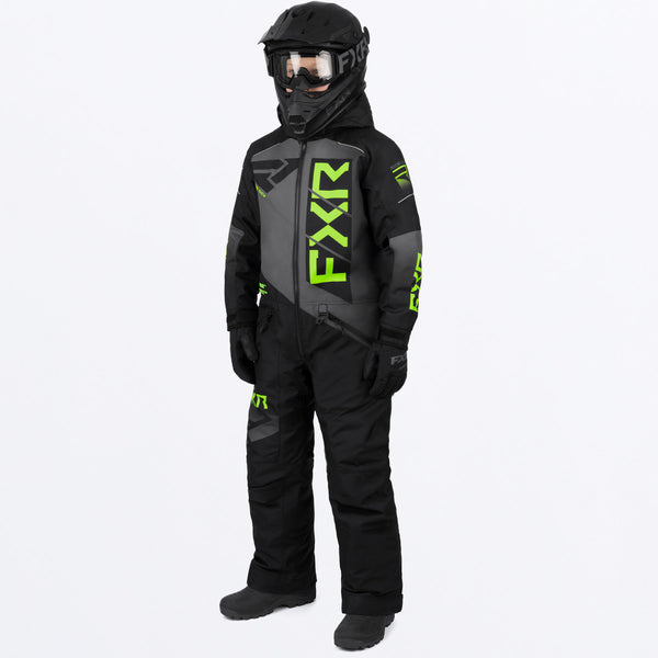 YOUTH HELIUM MONOSUIT | BLACK/CHAR/LIME