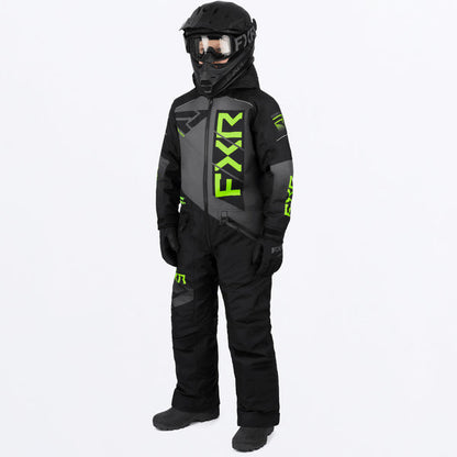 YOUTH HELIUM MONOSUIT | BLACK/CHAR/LIME