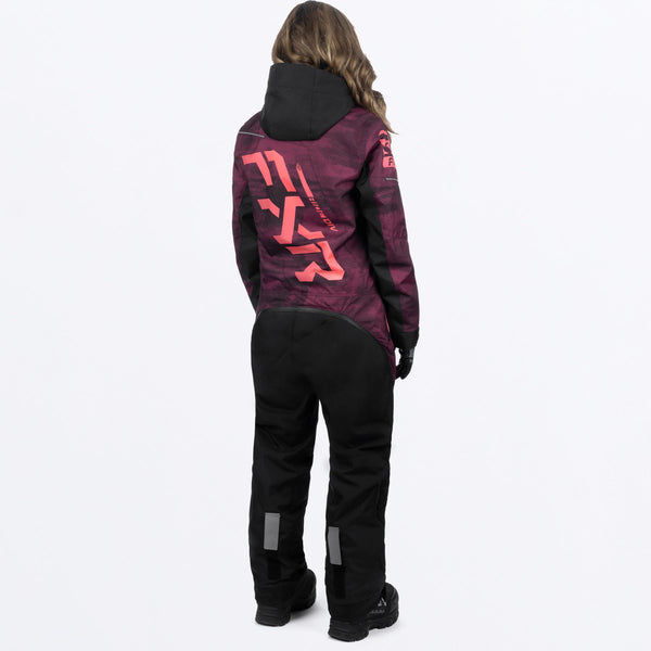 WOMEN'S CX F.A.S.T INSULATED MONOSUIT | MERLOT HAZE/MELON
