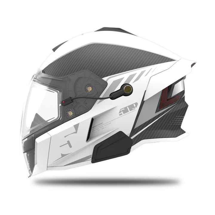 DELTA V COMMANDER HELMET | CARBON FIBER w/ CARDO COMMUNICATION