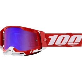 RACECRAFT 2 GOGGLE | RED/ RED - BLUE MIRROR