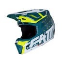 LEATT- HELMET KIT MOTO 7.5 W/ 4.5 GOGGLES | ACID FUEL