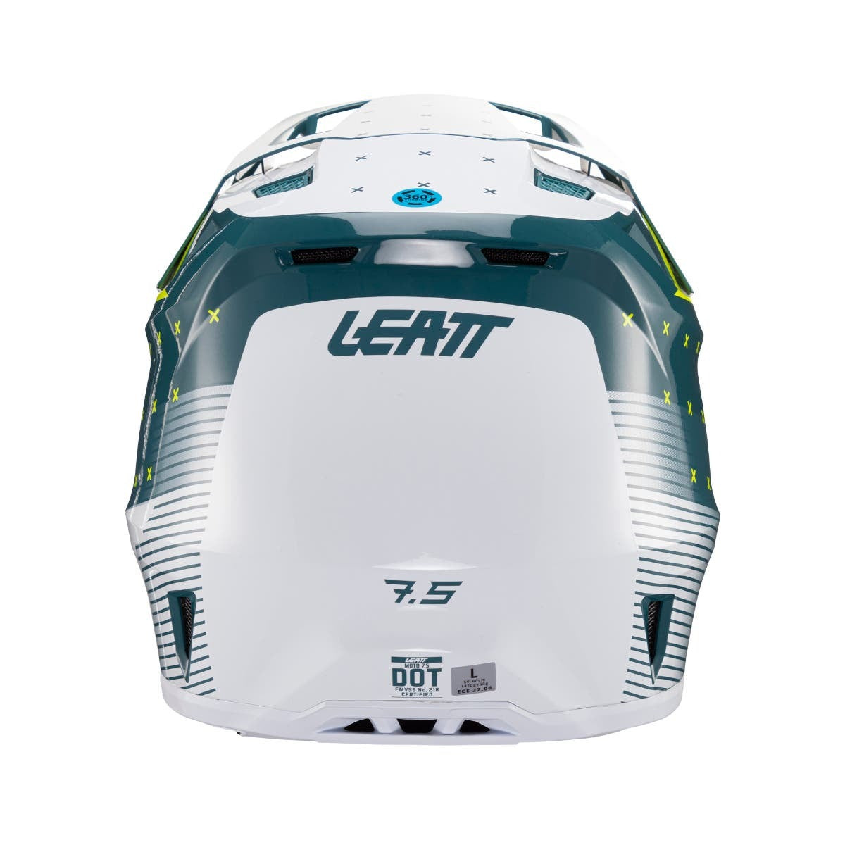 LEATT- HELMET KIT MOTO 7.5 W/ 4.5 GOGGLES | ACID FUEL