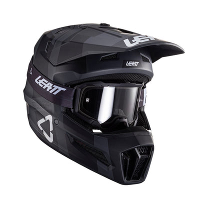 LEATT- HELMET KIT MOTO 3.5 W/ 4.5 GOGGLES | STEALTH