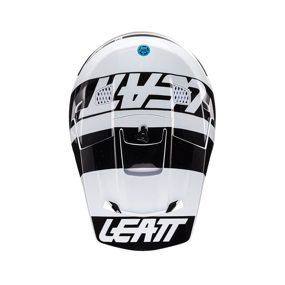 HELMET KIT MOTO 3.5 W/ 4.5 GOGGLES | BLACK & WHITE