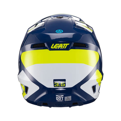 LEATT- HELMET KIT MOTO 3.5 W/ 4.5 GOGGLES | BLUE