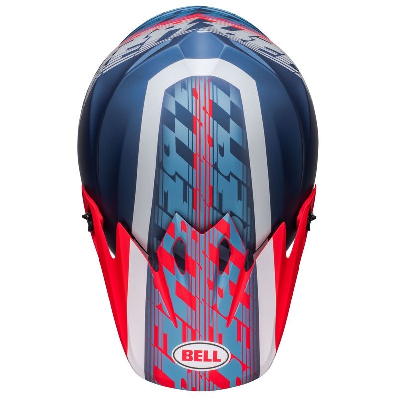 BELL- MX-9 MIPS | OFFSET MATTE METALLIC BLUE/WHITE