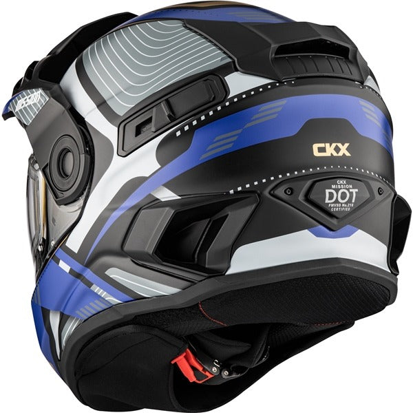 CKX MISSION AMS VERVE HELMET - MATTE BLUE