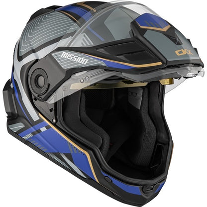 CKX MISSION AMS VERVE HELMET - MATTE BLUE