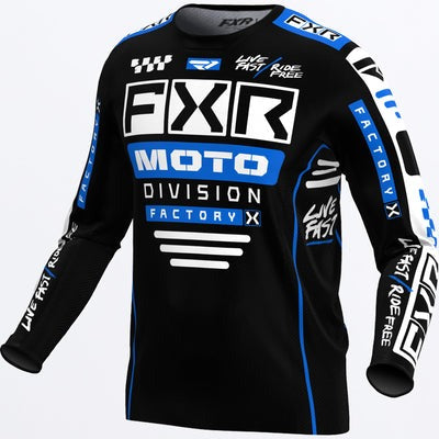 FXR- PODIUM GLADIATOR MX JERSEY | BLACK/BLUE