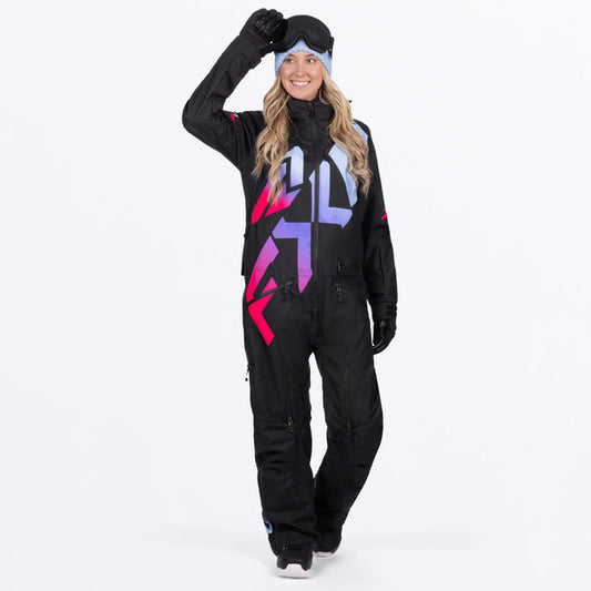 WOMEN'S COLD CROSS CX F.A.S.T INSULATED MONOSUIT | BLACK/TWILIGHT