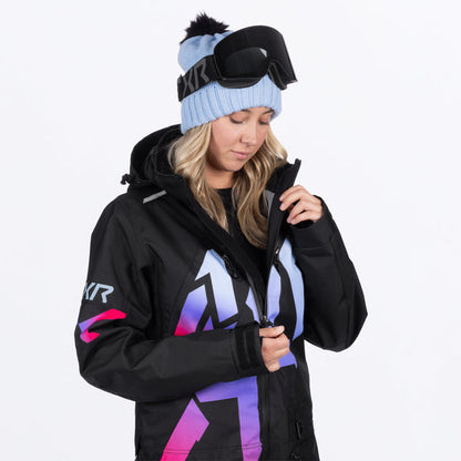 WOMEN'S COLD CROSS CX F.A.S.T INSULATED MONOSUIT | BLACK/TWILIGHT