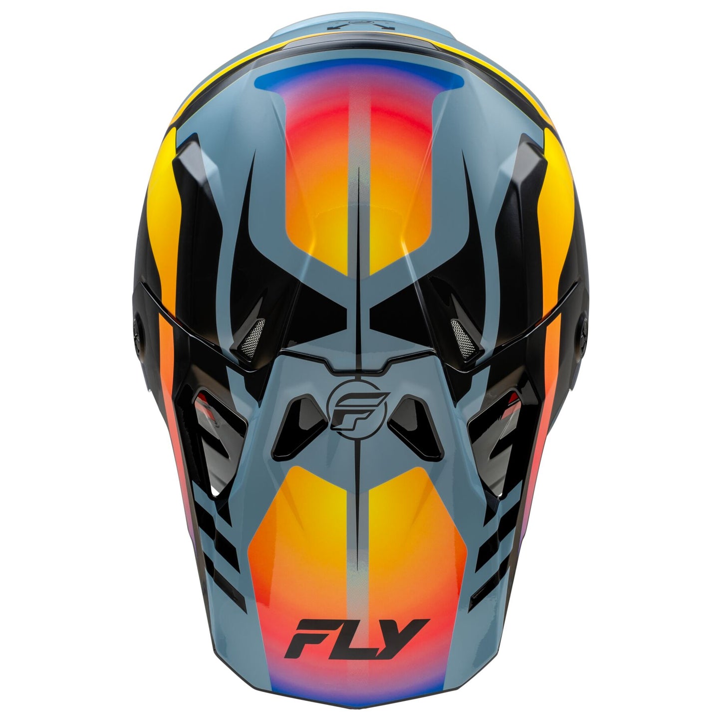 FLY RACING FORMULA CP KRYPTON HELMET | GREY/ELECTRIC FADE