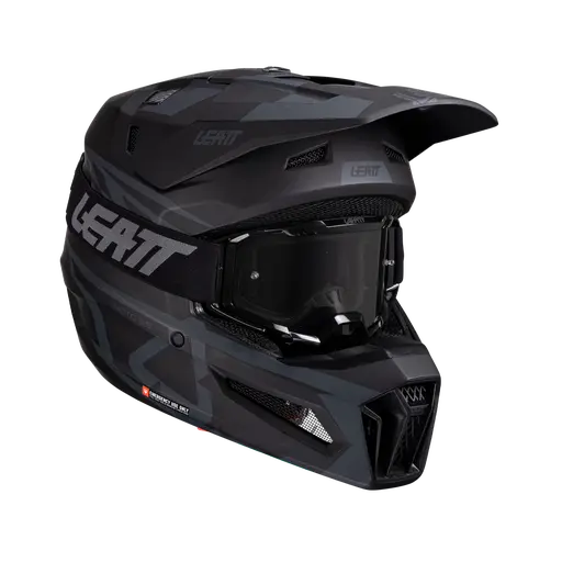 HELMET KIT MOTO 3.5 W/ VIZION 3.5 GOGGLES | STEALTH