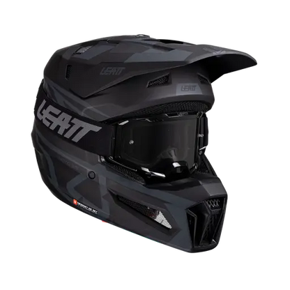 HELMET KIT MOTO 3.5 W/ VIZION 3.5 GOGGLES | STEALTH