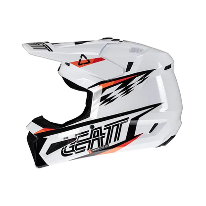 JUNIOR HELMET KIT MOTO 3.5 W/ 2.5 GOGGLE | WHITE