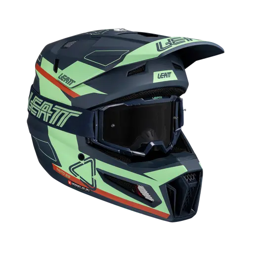 HELMET KIT MOTO 3.5 W/ VIZION 3.5 GOGGLES | MATCHA