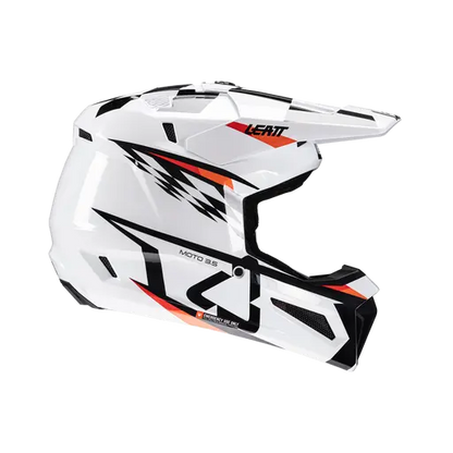 HELMET KIT MOTO 3.5 W/ VIZION 3.5 GOGGLES | WHITE